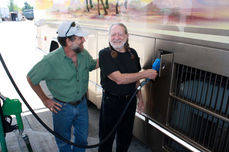 Willie Nelson and Bob King